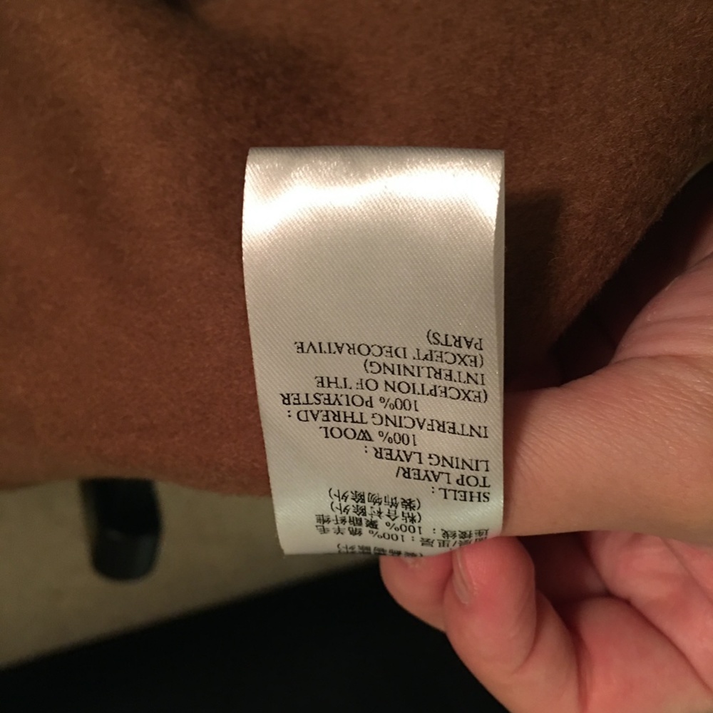 Initial Wool Cape - Picture 3 of 3